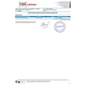 ДНК хламидии пневмонии (Chlamydia pneumoniae)