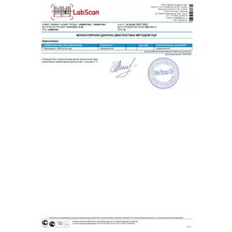 ДНК Аденовируса (Adenovirus spp) (соскоб)