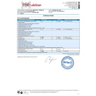 Гормональный профиль I фаза цикла