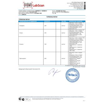 Эстрогены и прогестагены (4 показателя): эстрадиол, эстрон, эстриол, прегнандиол в моче