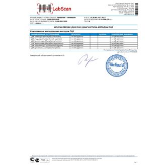 ИППП- 6 (ПЦР-6), Тип результата: Качественно