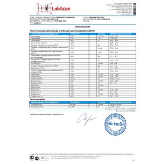 Диагностика анемий, расширенный